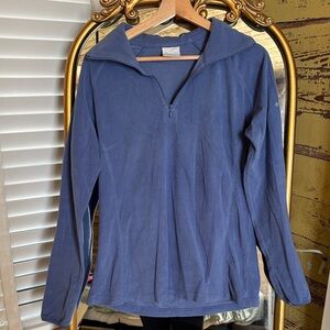 Columbia Women's Blue Quarter-Zip fleece